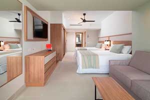 The Partial Ocean View Double Room at Hotel Riu Negril